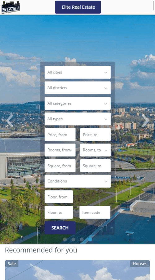 Real Estate Search Portal "Floors" screenshot 2